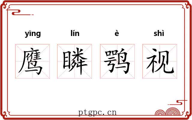 鹰瞵鹗视