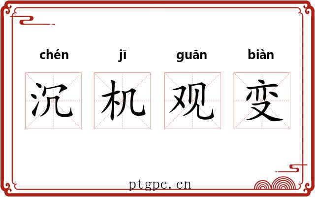 沉机观变