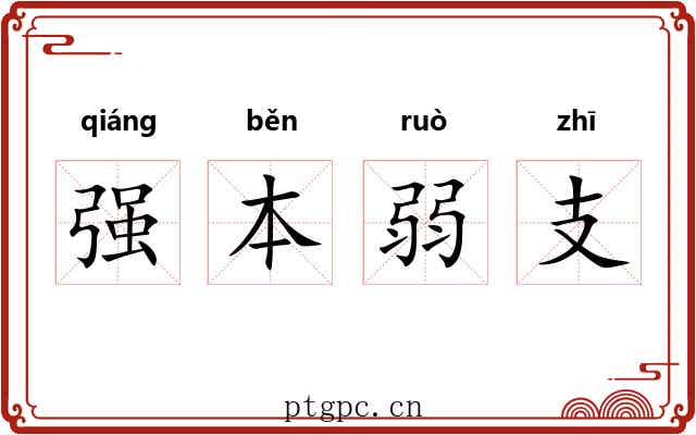 强本弱支