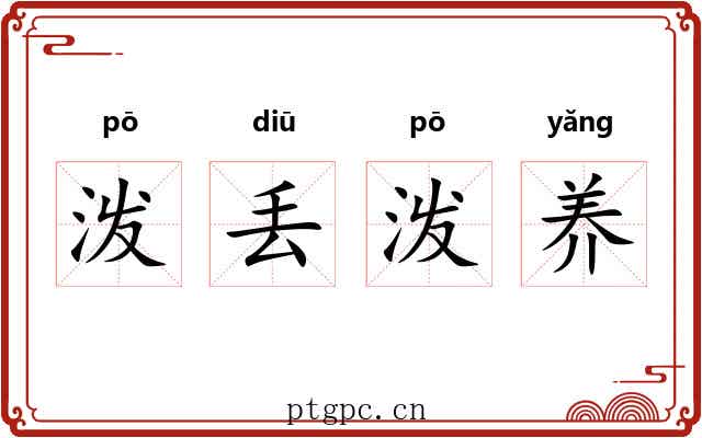 泼丢泼养
