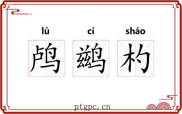 鸬鹚杓