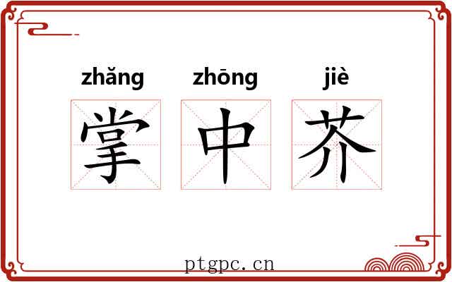 掌中芥 掌中芥