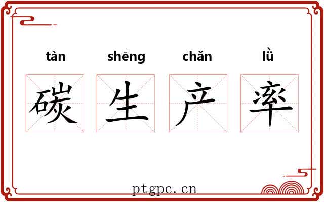 碳生产率