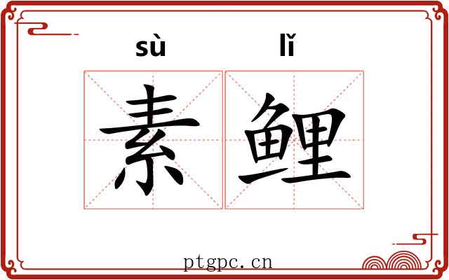 素鲤 素鲤