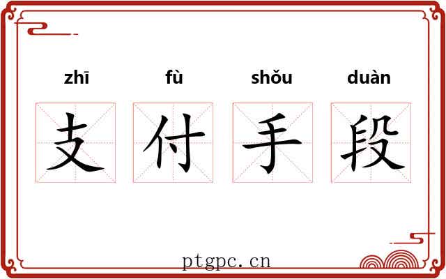 支付手段 支付手段