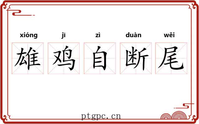 雄鸡自断尾 雄鸡自断尾