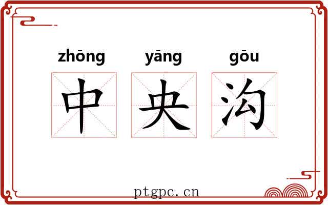 中央沟 中央沟