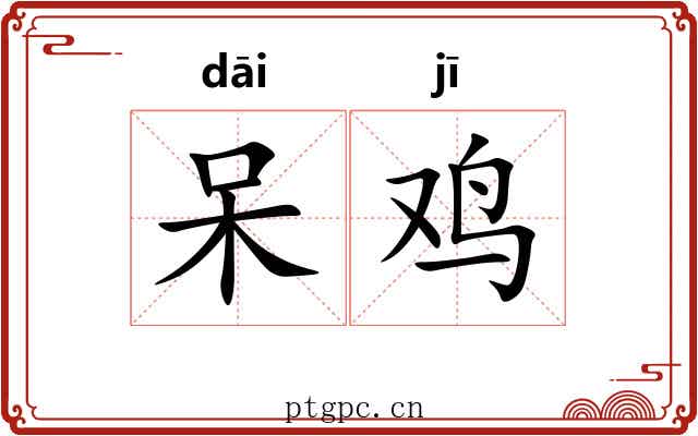 呆鸡