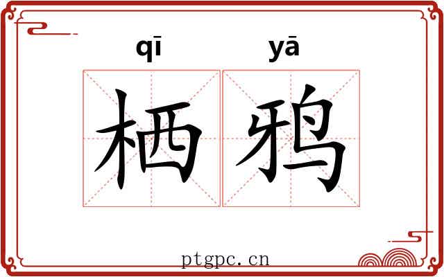 栖鸦