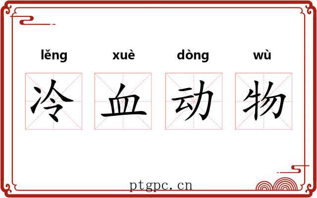 冷血动物 冷血动物