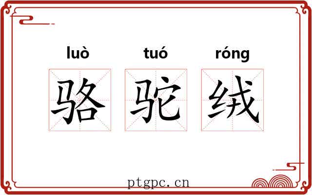 骆驼绒