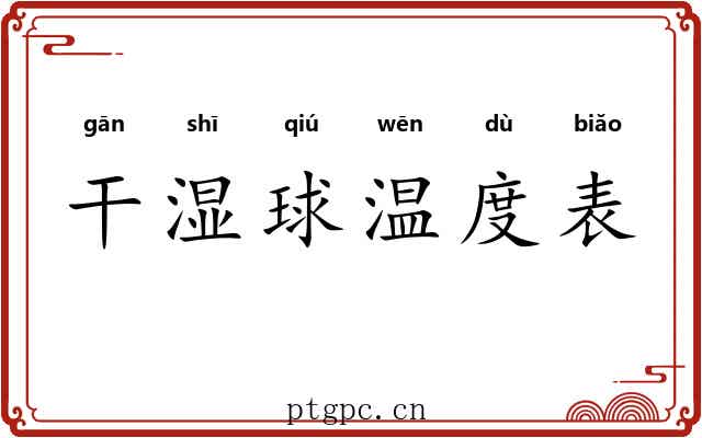 干湿球温度表 干湿球温度表