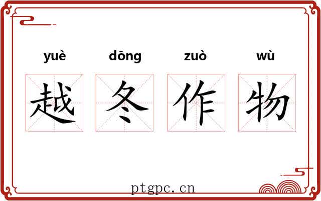 越冬作物 越冬作物
