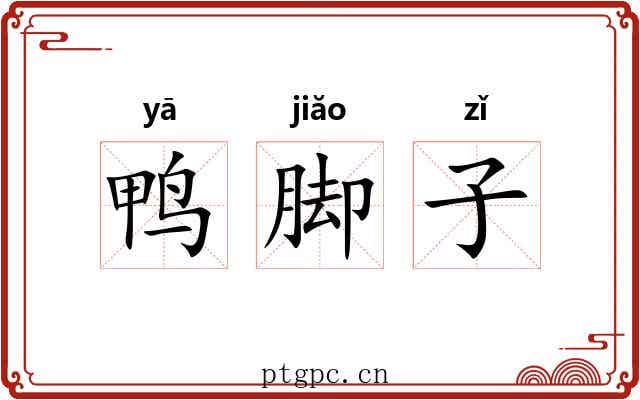 鸭脚子 鸭脚子
