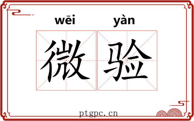 微验 微验