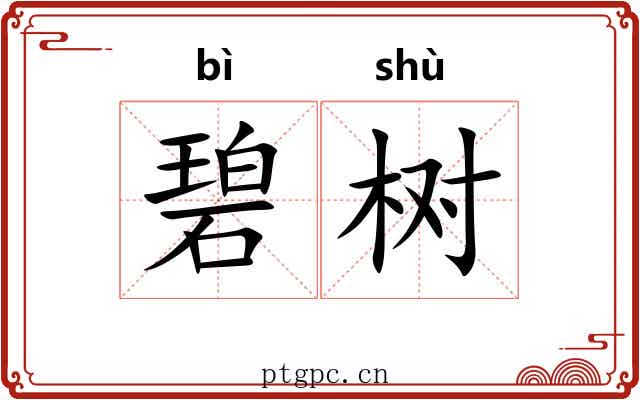碧树 碧树
