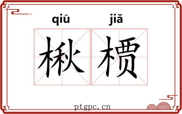 楸槚