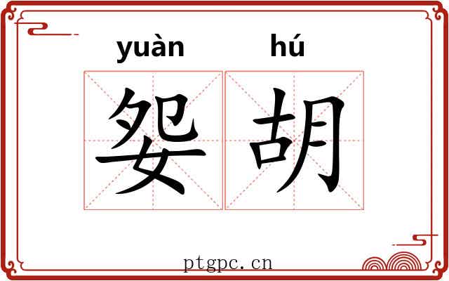 妴胡