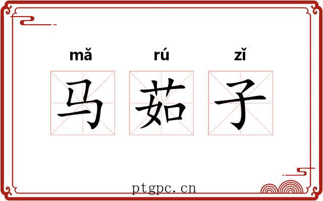 马茹子 马茹子