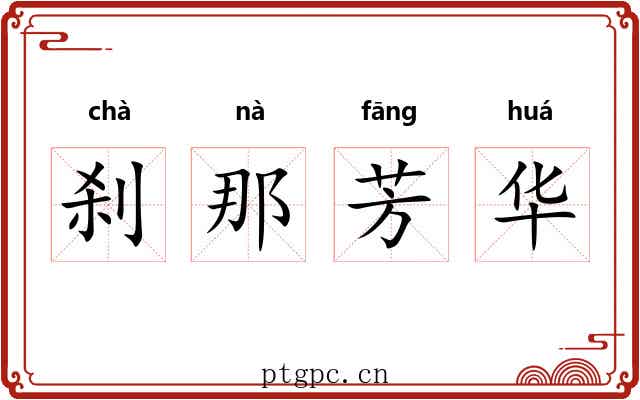 刹那芳华 刹那芳华