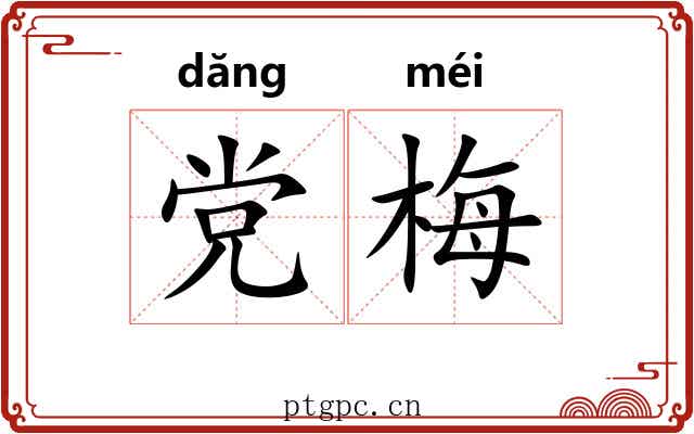 党梅