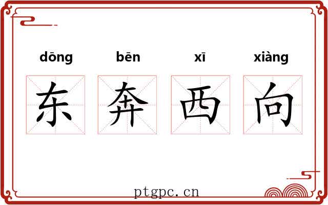 东奔西向