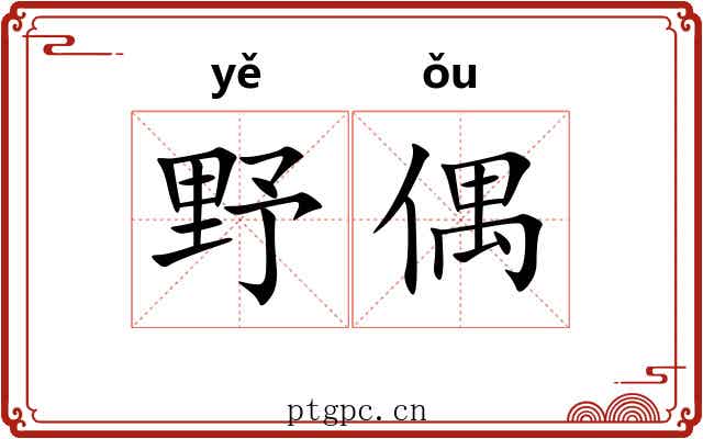 野偶 野偶