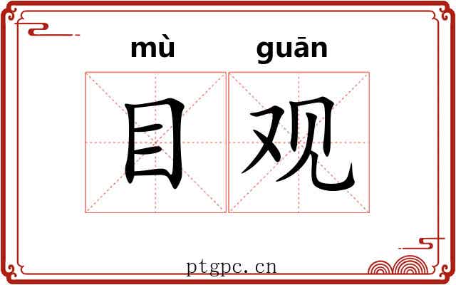 目观