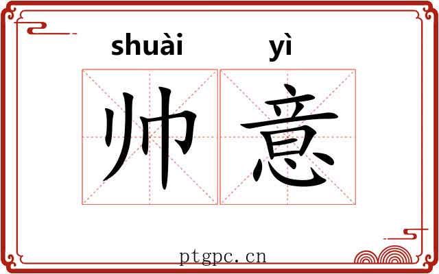 帅意
