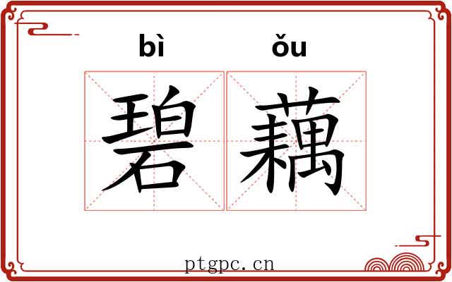 碧藕