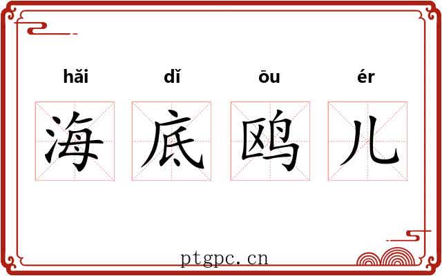 海底鸥儿 海底鸥儿