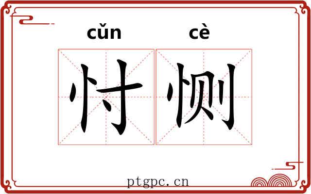 忖恻
