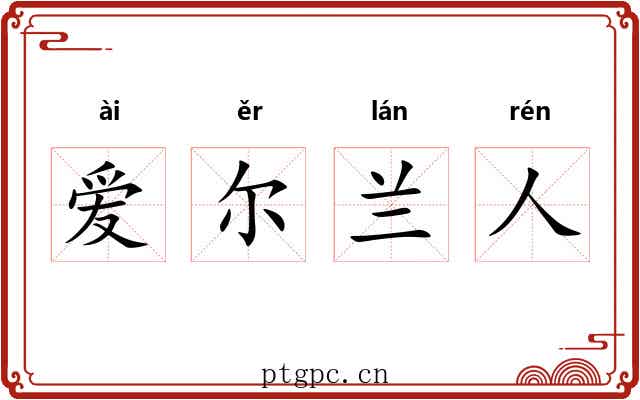 爱尔兰人 爱尔兰人