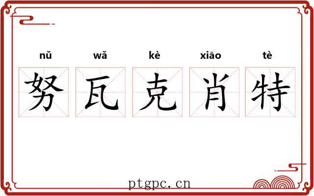 努瓦克肖特 努瓦克肖特