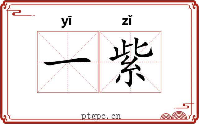 一紫