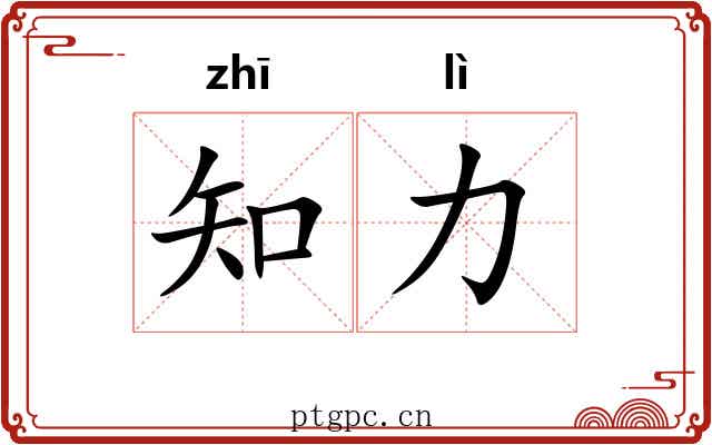 知力 知力