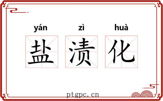 盐渍化 盐渍化
