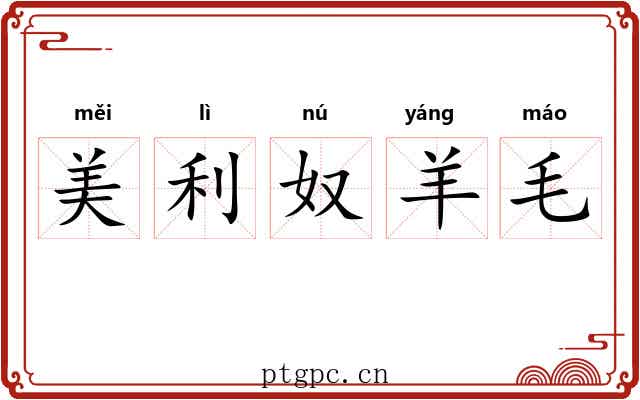美利奴羊毛