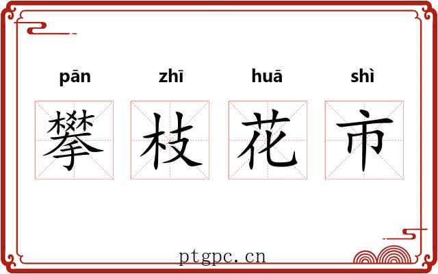 攀枝花市 攀枝花市