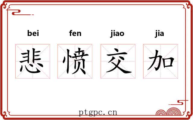 悲愤交加 悲愤交加