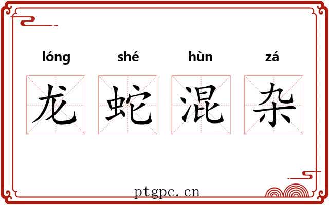 龙蛇混杂 龙蛇混杂