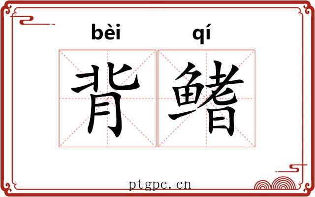 背鳍 背鳍