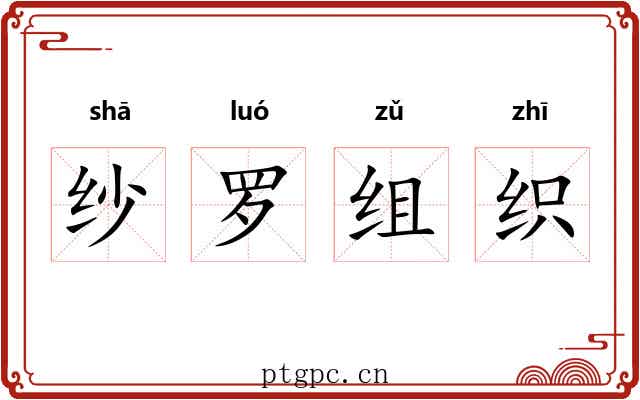 纱罗组织 纱罗组织