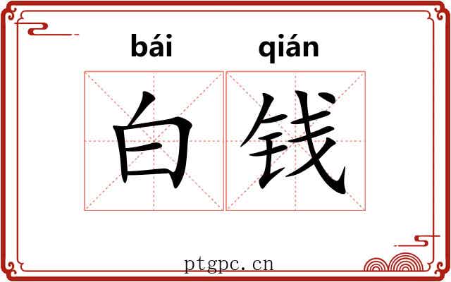 白钱