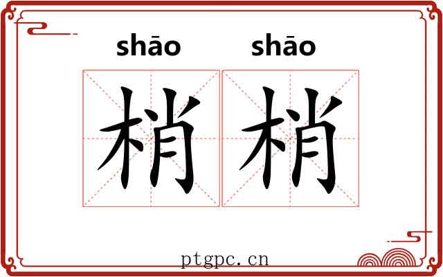梢梢