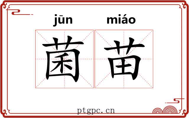 菌苗 菌苗