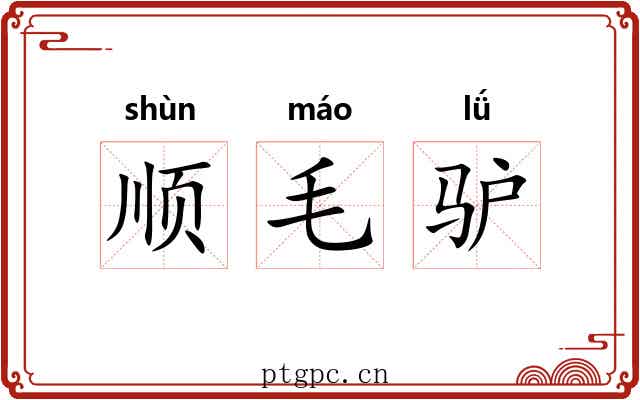 顺毛驴 顺毛驴
