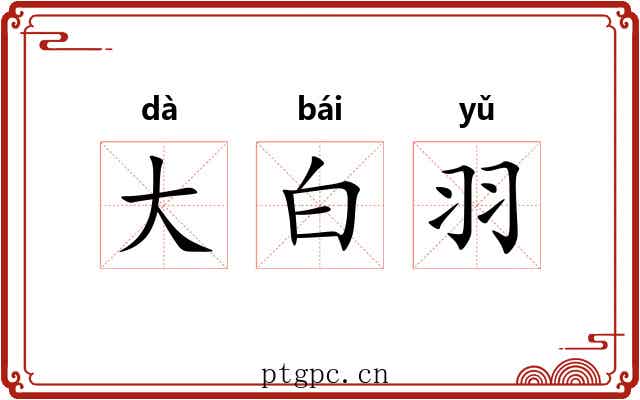 大白羽 大白羽