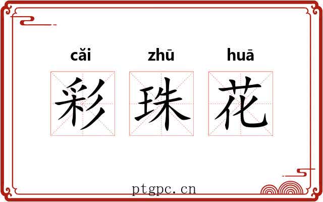 彩珠花