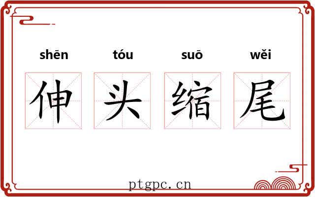 伸头缩尾
